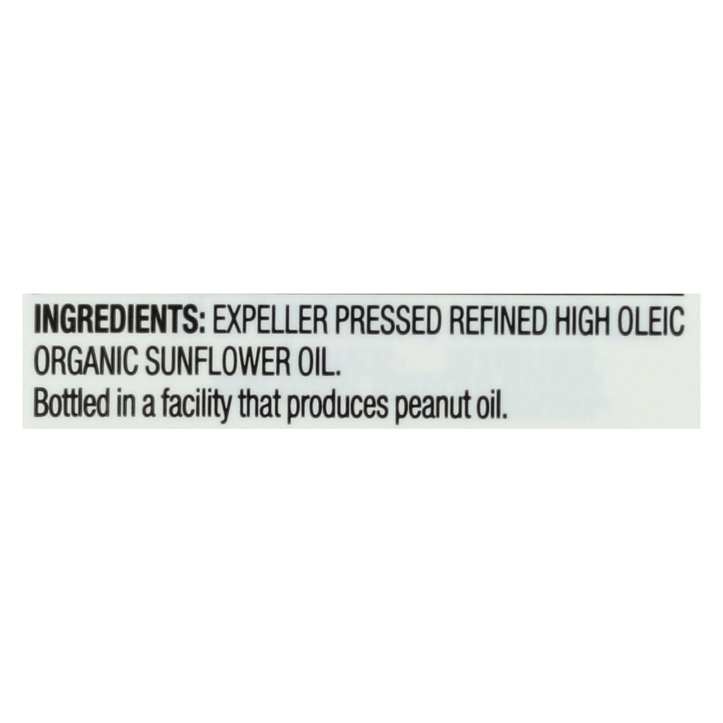 Aceite de girasol orgánico refinado a altas temperaturas Spectrum Naturals - Caja de 12 - 16 fl oz.