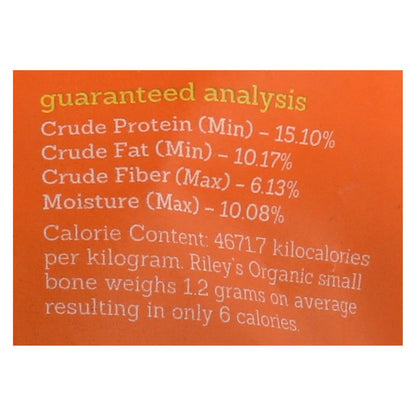 Riley's Organics Organic Dog Treats, Sweet Potato Recipe, Small  - Case Of 6 - 5 Oz