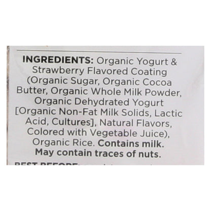 Element Organic Dipped Rice Cakes - Strawberry'n'cream - Case Of 6 - 3.5 Oz