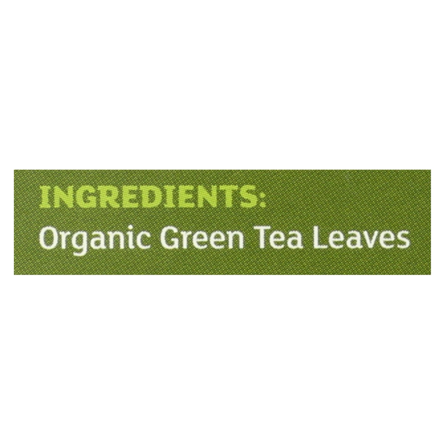 Té verde orgánico Equal Exchange - Té verde - Caja de 6 - 20 bolsitas