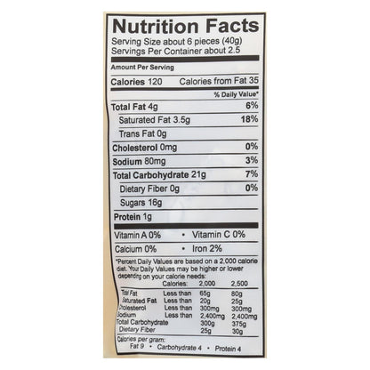 Cocomel - Caramelos de leche de coco orgánicos - Vainilla - Caja de 6 - 3.5 oz.