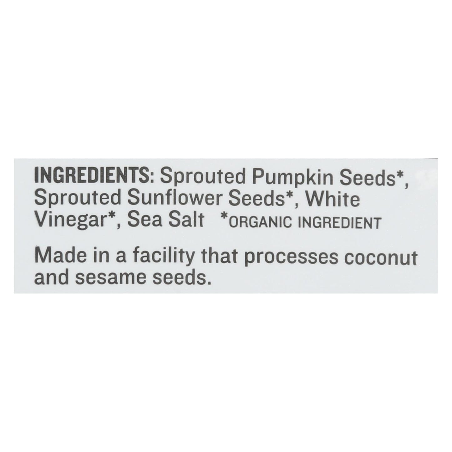 Go Raw - Snack Seed Sslt&vngr Sprt - Case Of 10 - 4 Oz