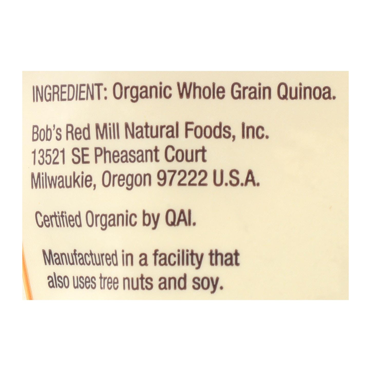 Granos integrales orgánicos de Bob's Red Mill - Caja de 4 - 18 oz