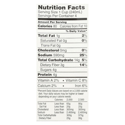Imagine Foods Sopa cremosa de guisantes dulces - Orgánica - Caja de 12 - 32 oz.