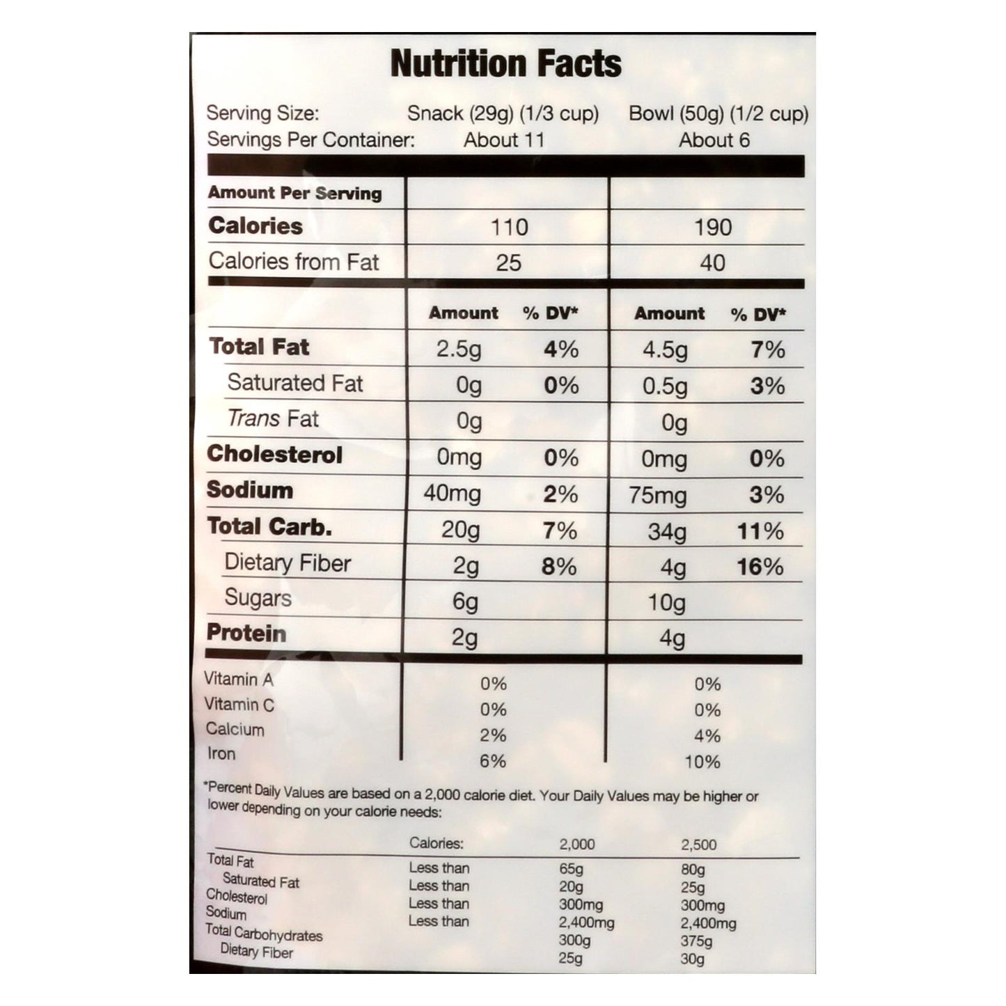 Barras de frutos secos y frutas Kind Clusters - Arce, nueces, chía y quinoa - 11 oz - Caja de 6