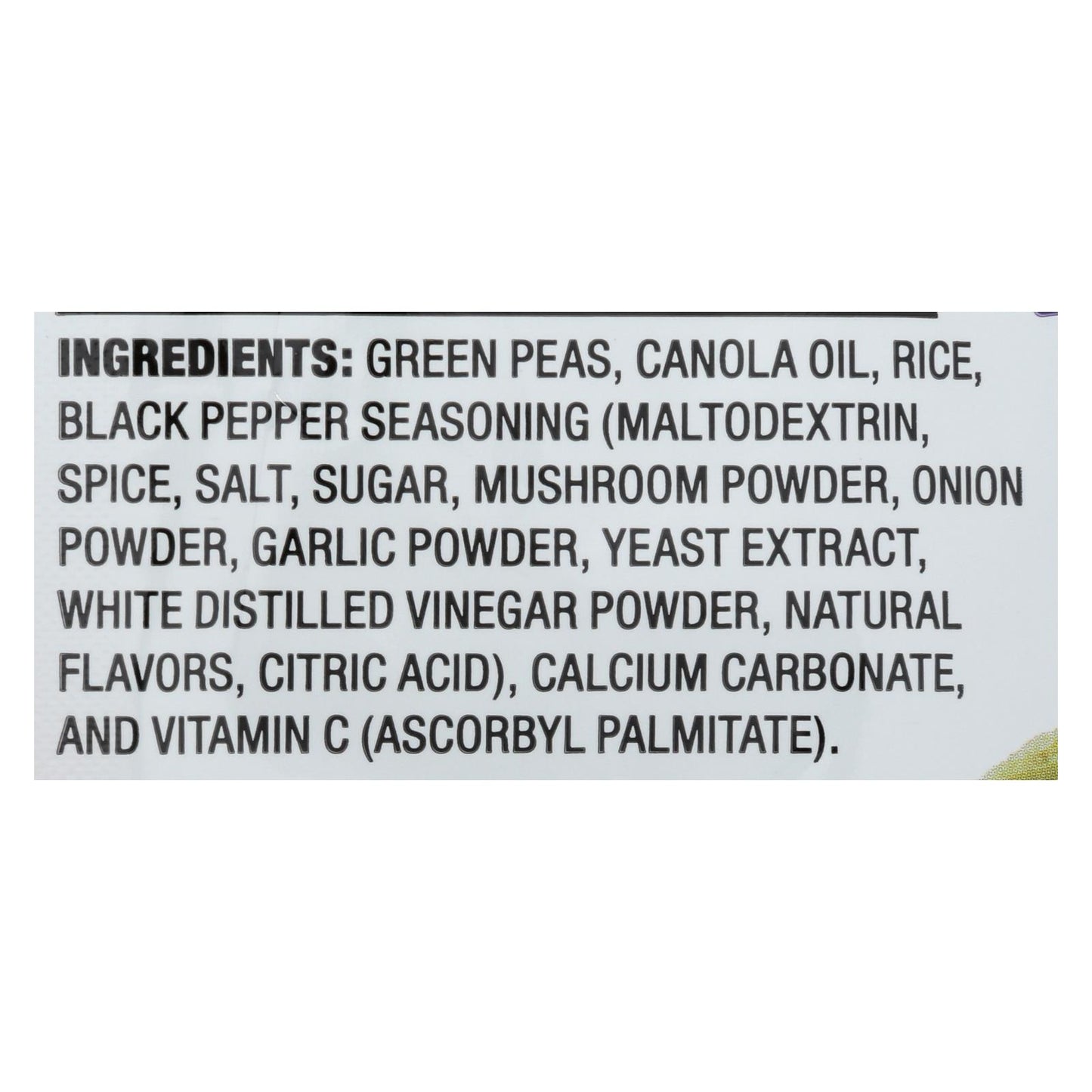 Crisp de Snapea de Calbee - Crisp de Snapea - Pimienta negra - Caja de 12 - 3,3 oz