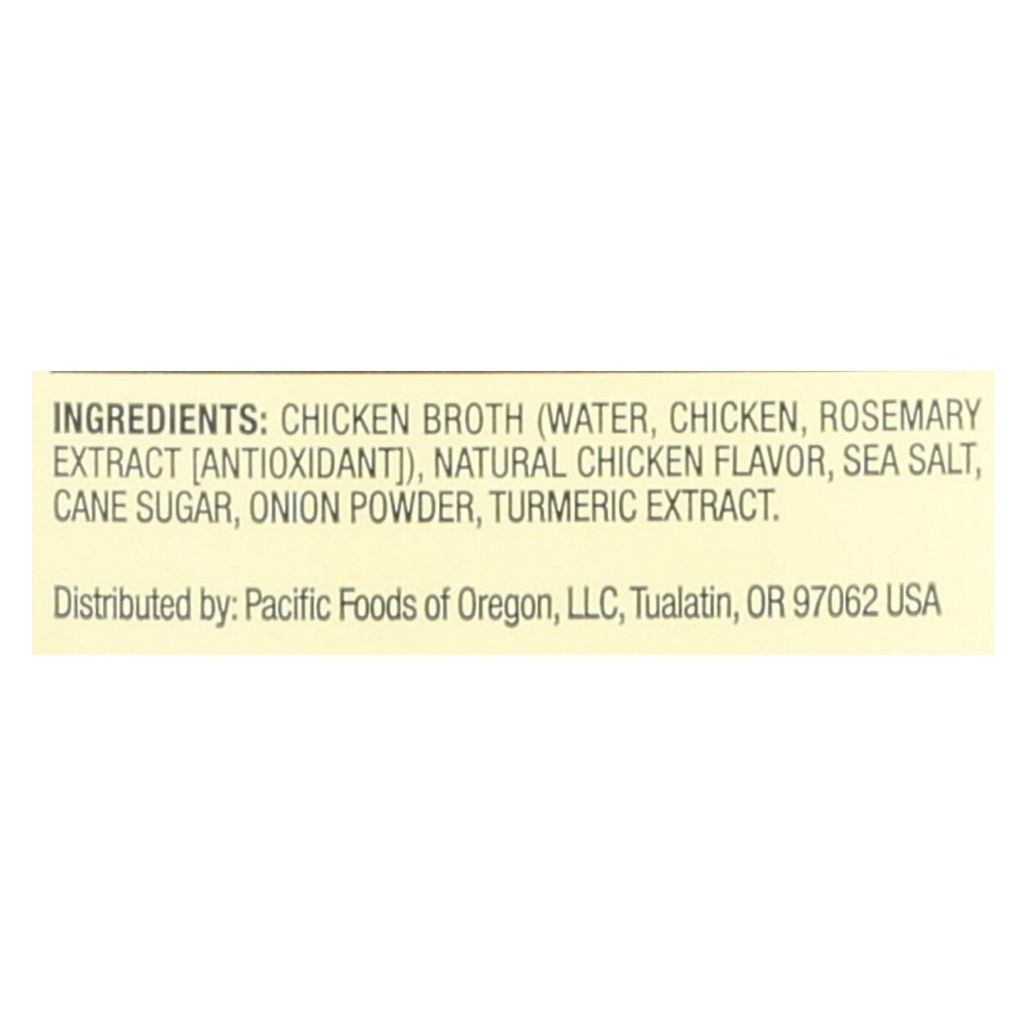 Pacific Natural Foods Chicken Broth - Free Range - Case Of 12 - 32 Fl Oz.