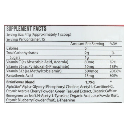 Brain Juice - Sandía en polvo original - 1 unidad - 2,2 oz