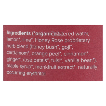 Tónico herbal Goldthread Honey Rose - Caja de 6 - 12 Fz