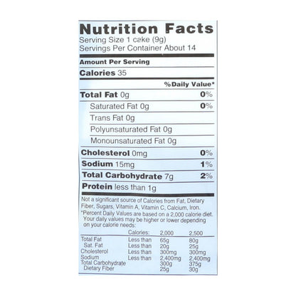 Tortitas de arroz integral para madres - Sencillas y saladas - Caja de 12 - 4,5 oz.