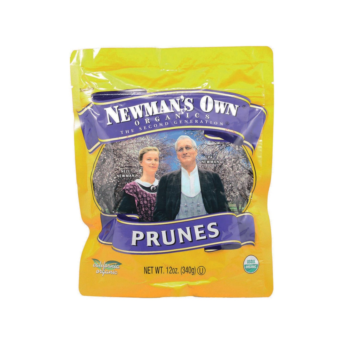 Ciruelas pasas orgánicas sin hueso de Newman's Own Organics, caja de 12, 12 oz.