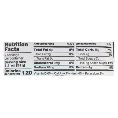 Kate's Real Food - Bar Stsh Pb Hmp/flx - Case Of 12 - 2.2 Oz