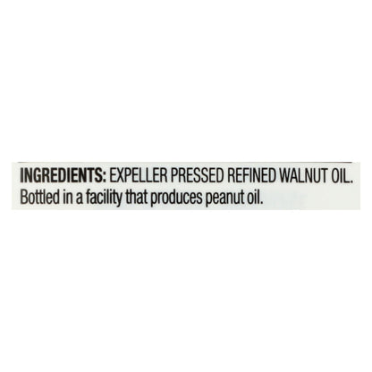 Spectrum Naturals Refined Walnut Oil - Case Of 12 - 16 Fl Oz.