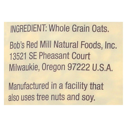 Bob's Red Mill - Avena laminada tradicional - Sin gluten - Caja de 4 - 32 oz.