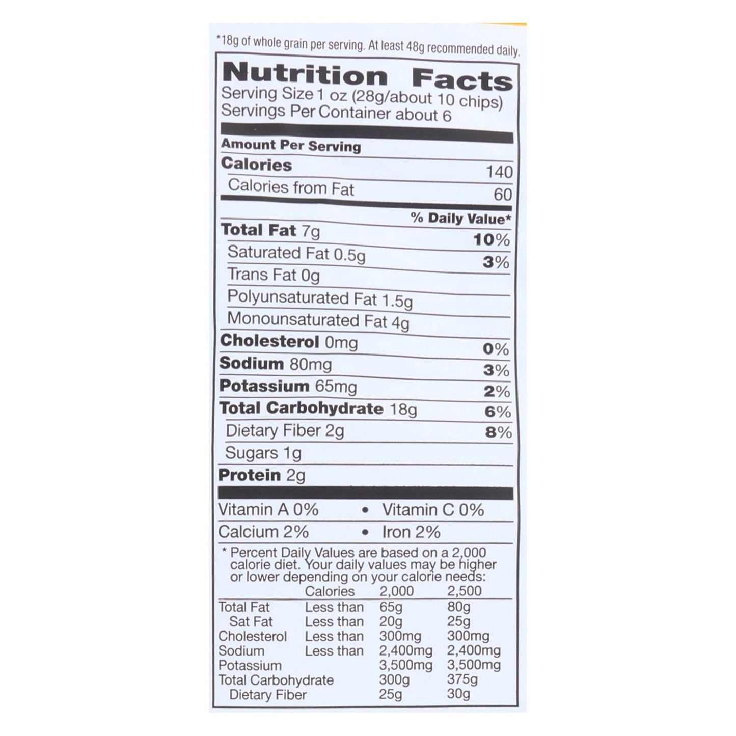 La comida debe tener buen sabor. Chips de tortilla multigrano - Multigrano - Caja de 12 - 5,5 oz.
