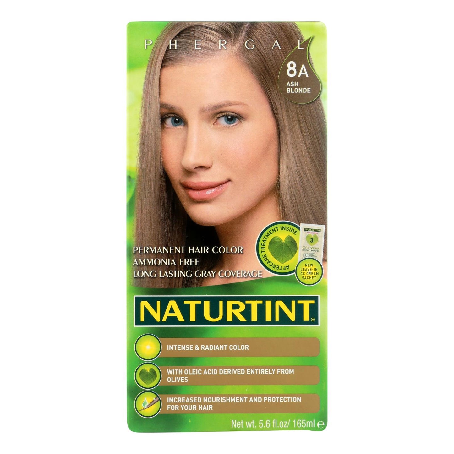 Naturtint Hair Color - Permanent - 8a - Ash Blonde - 5.28 Oz