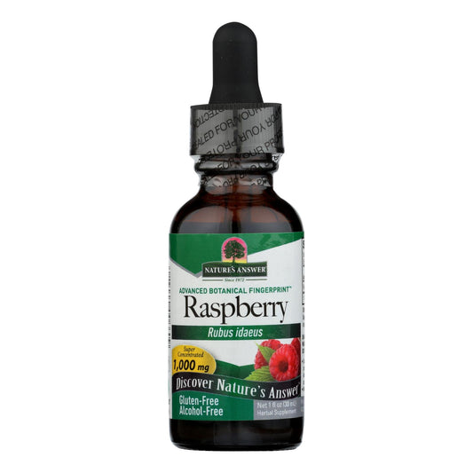 Nature's Answer - Raspberry Leaf Alcohol Free - 1 Fl Oz