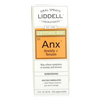 Liddell Homeopathic Letting Go Anxiety Spray - 1 Fl Oz