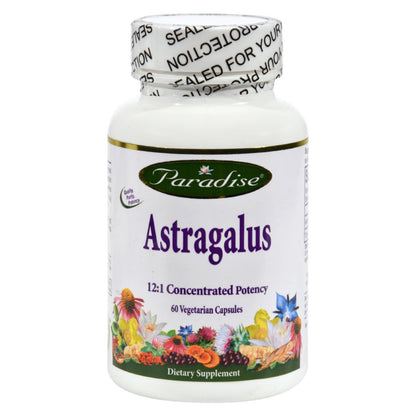 Paradise Herbs Astragalus - 60 Vegetarian Capsules