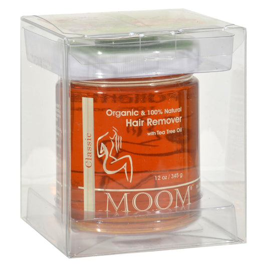 Recambio de depilación orgánica con aceite de árbol de té de Moom, 12 oz