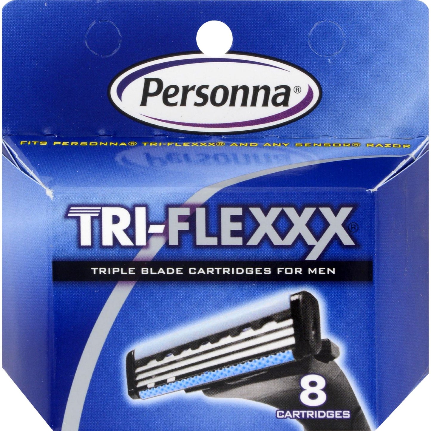 Cartucho Personna Tri Flex - Paquete de 8