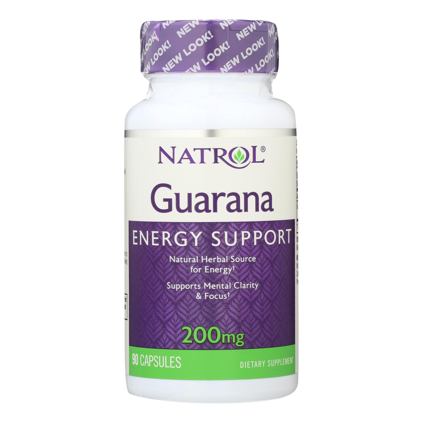 Natrol Guaraná - 200 mg - 90 cápsulas