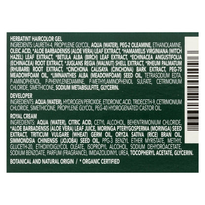 Tinte permanente para el cabello en gel a base de hierbas Herbatint 10n rubio platino - 135 ml