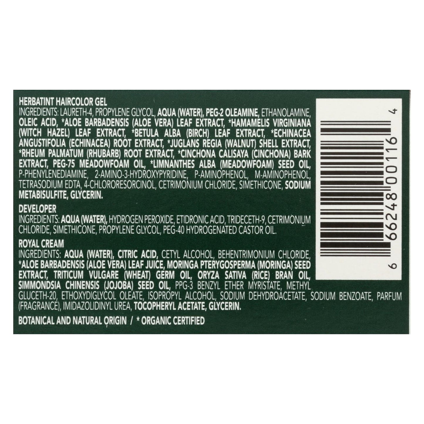 Tinte permanente para el cabello en gel a base de hierbas Herbatint, 5 m, castaño caoba claro, 135 ml