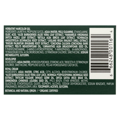 Tinte permanente para el cabello en gel a base de hierbas Herbatint, 5 m, castaño caoba claro, 135 ml