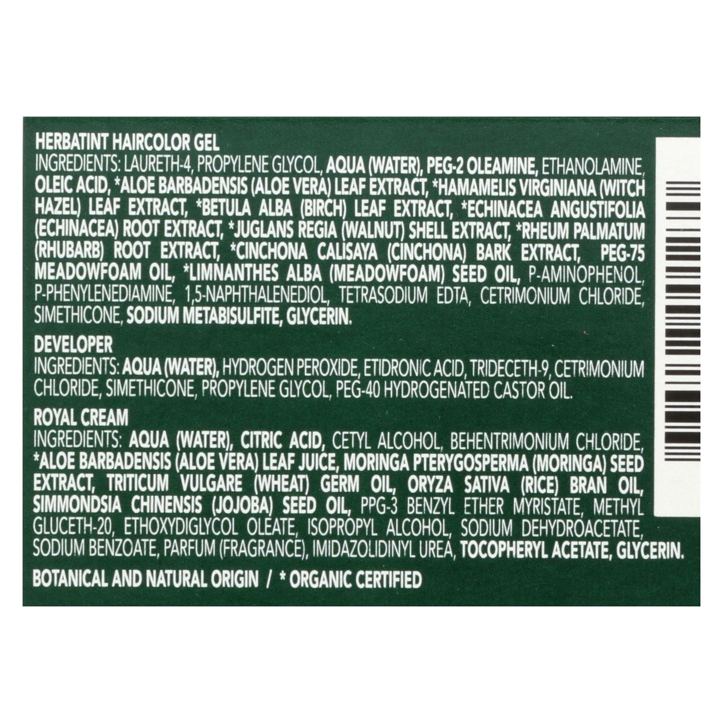 Kit de coloración para el cabello Herbatint rubio sueco ceniza 10c - 1 kit