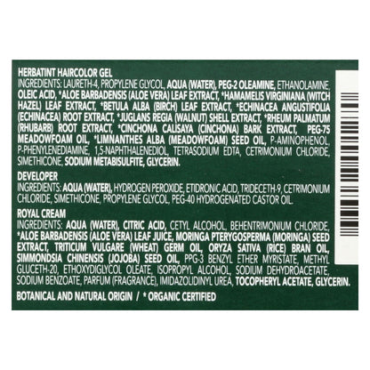 Kit de coloración para el cabello Herbatint rubio sueco ceniza 10c - 1 kit