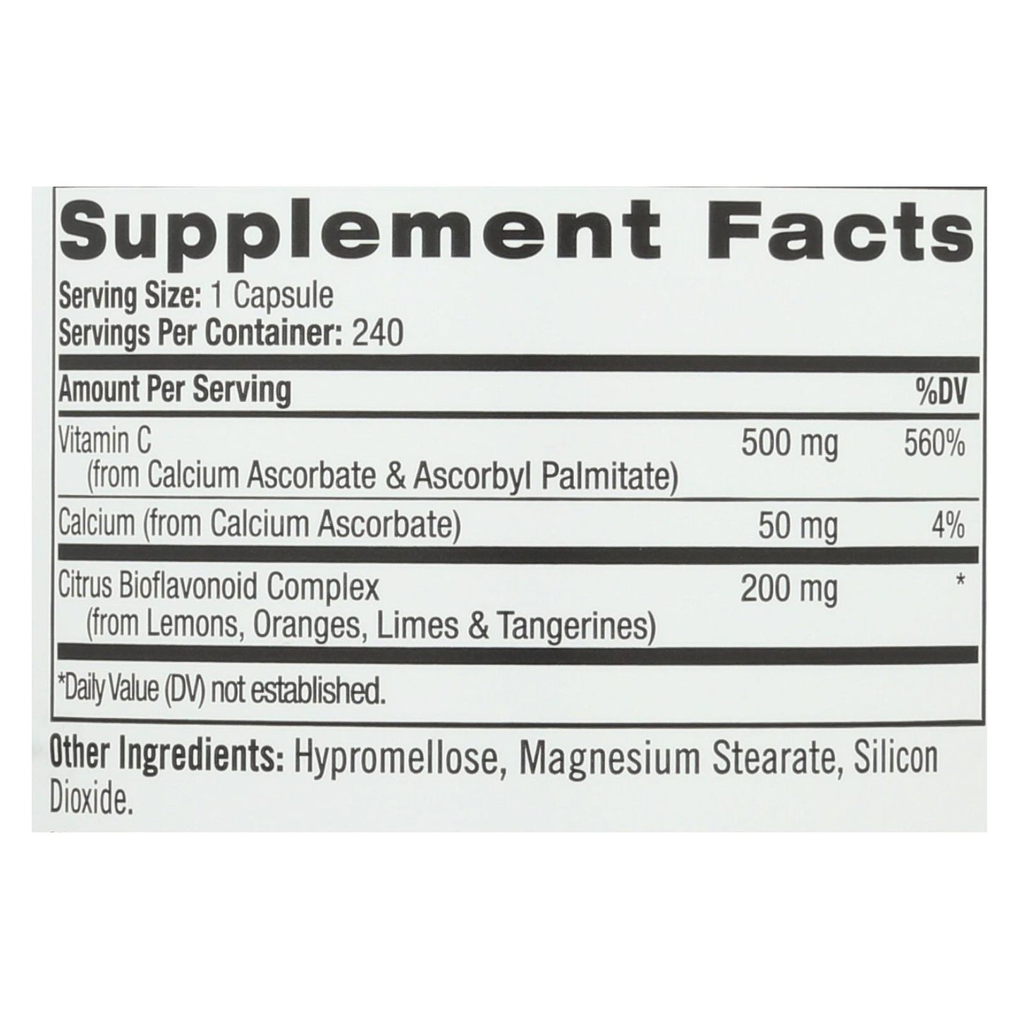 Natrol Easy-c con bioflavonoides - 500 mg - 240 cápsulas vegetarianas