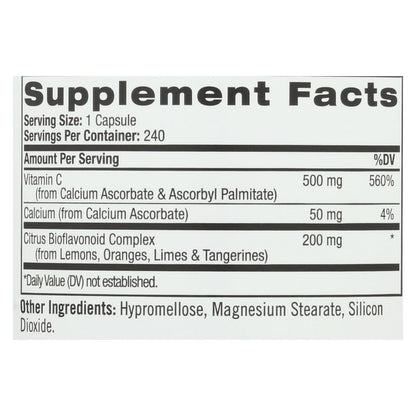 Natrol Easy-c con bioflavonoides - 500 mg - 240 cápsulas vegetarianas