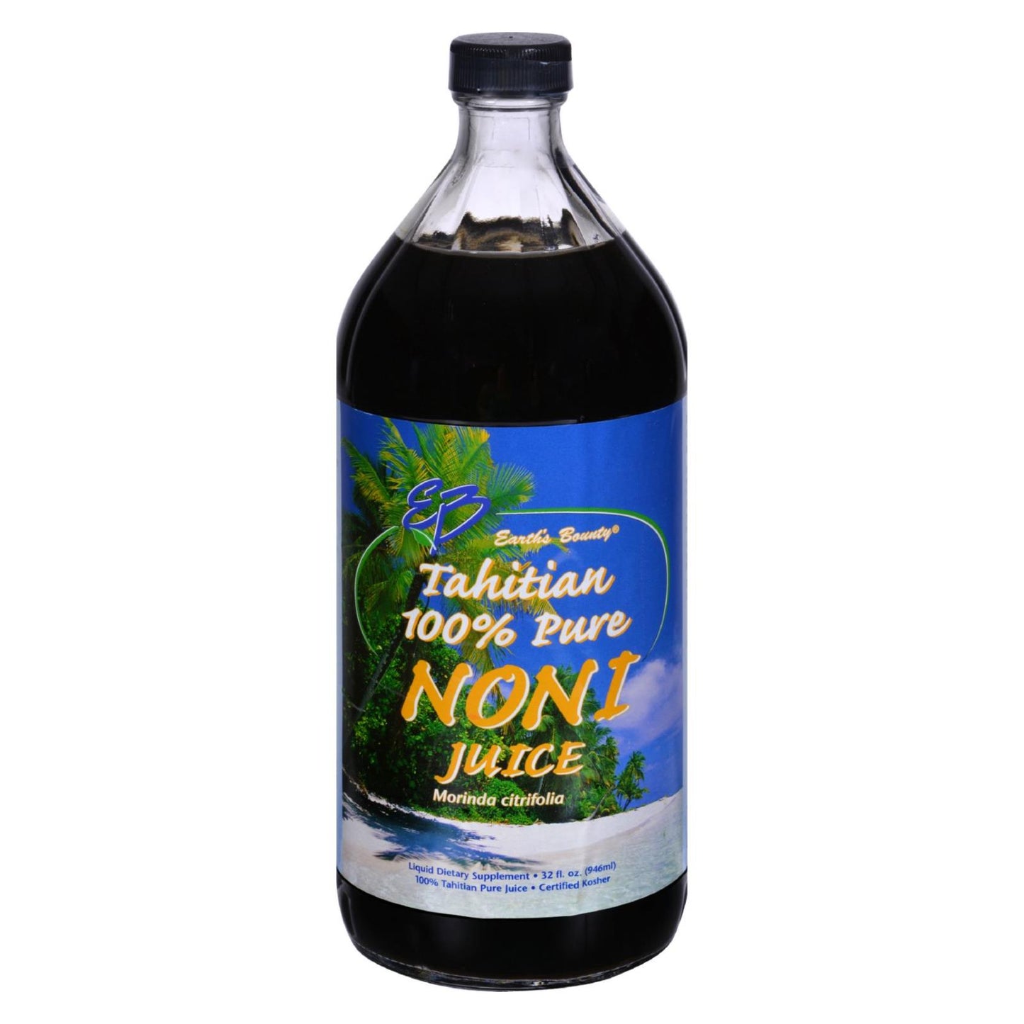 Jugo puro de noni tahitiano Earth's Bounty - 32 onzas líquidas