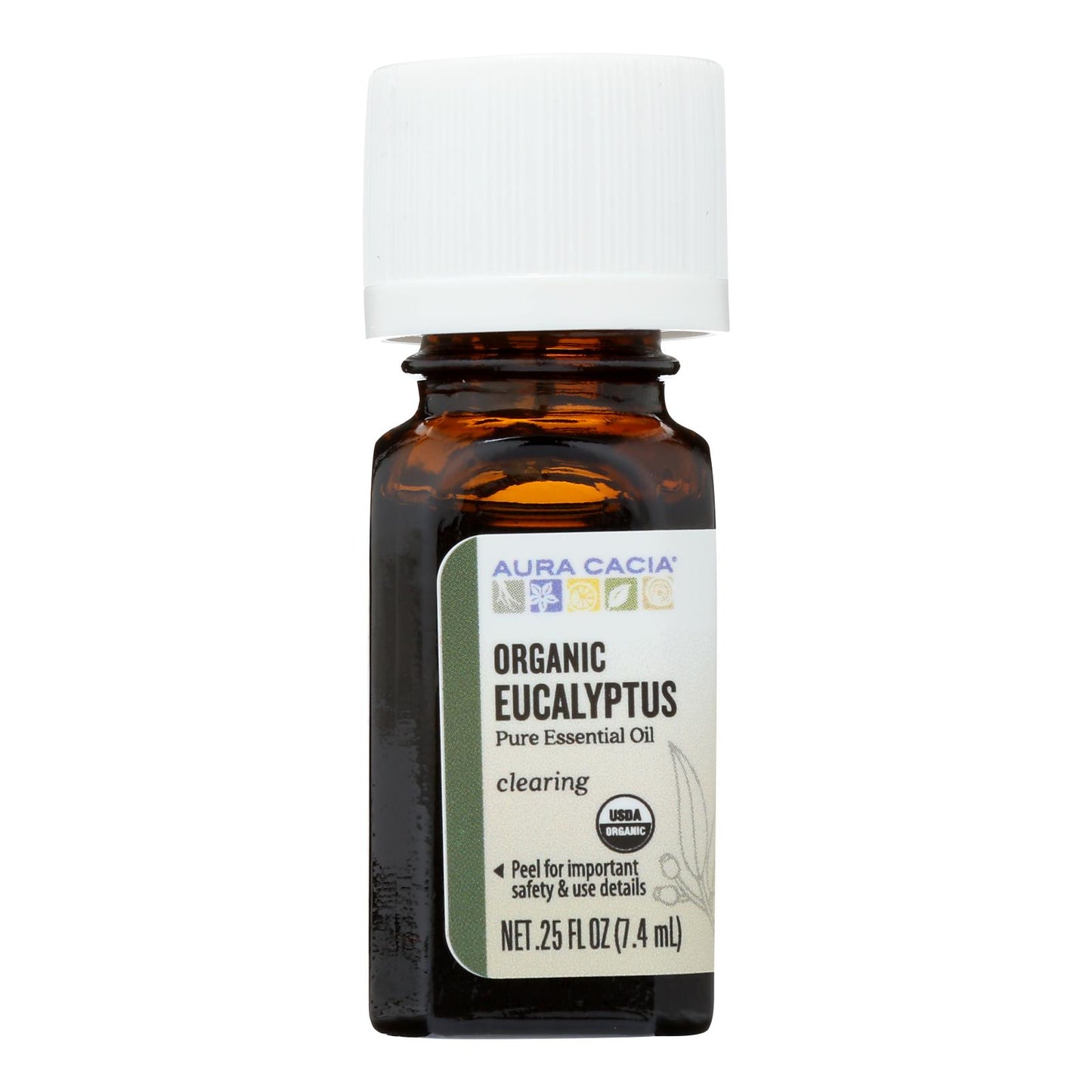 Aura Cacia - Eucalipto orgánico - 0,25 oz