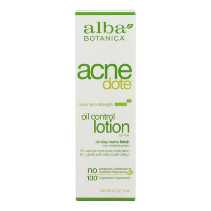 Alba Botanica - Natural Acnedote Oil Control Lotion - 2 Fl Oz