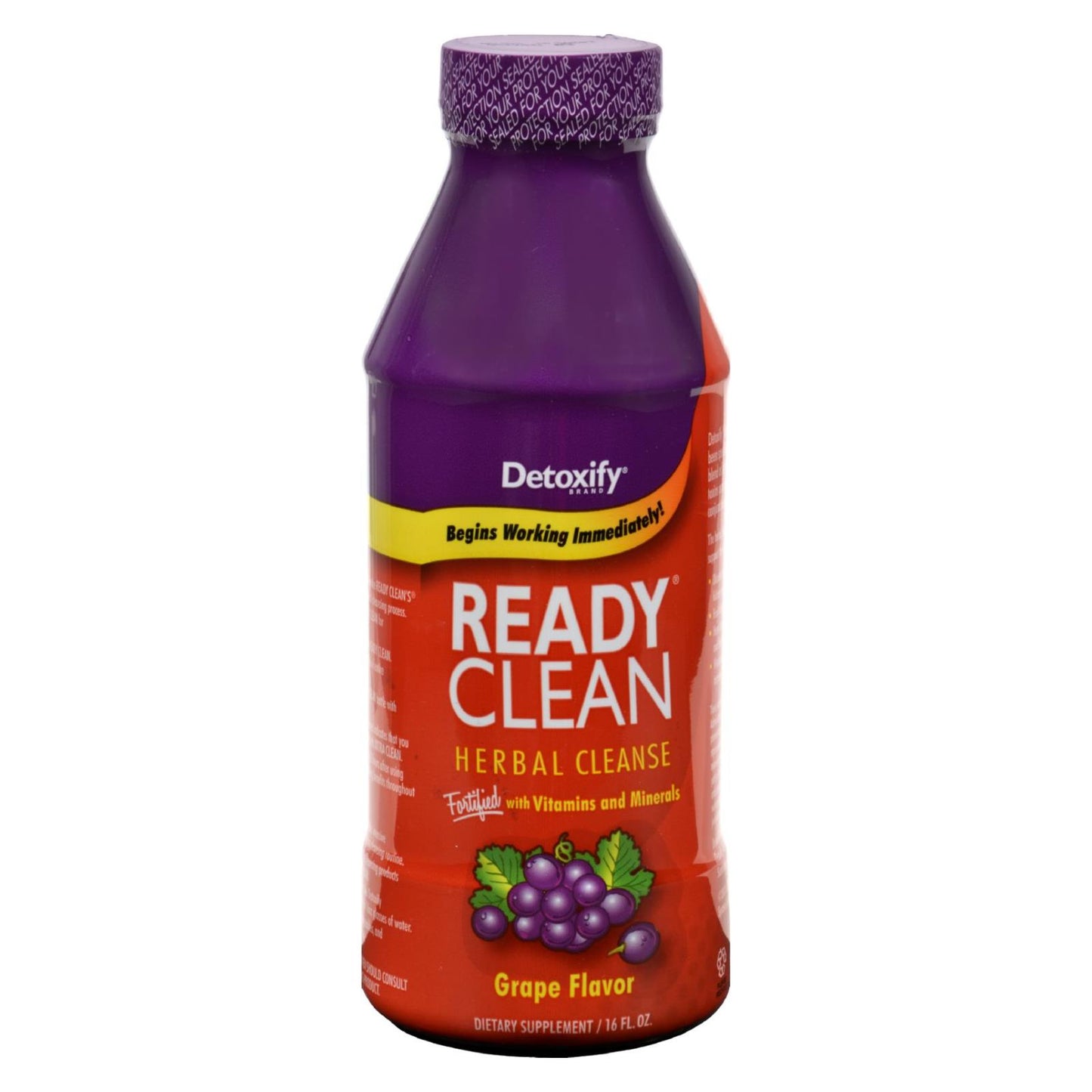 Desintoxicar - Ready Clean Herbal Natural Grape - 16 onzas líquidas