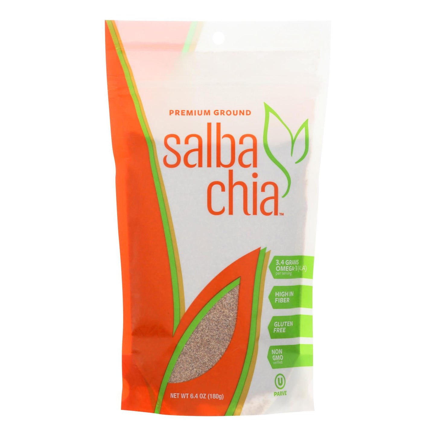 Salba Smart Premium Ground Salba Chia Seeds - 6.4 Oz - Case Of 6