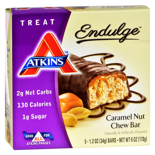 Atkins Endulge Bar Caramel Nut Chew - 5 Bars