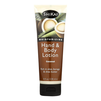 Shikai All Natural Hand And Body Lotion Coconut - 8 Fl Oz