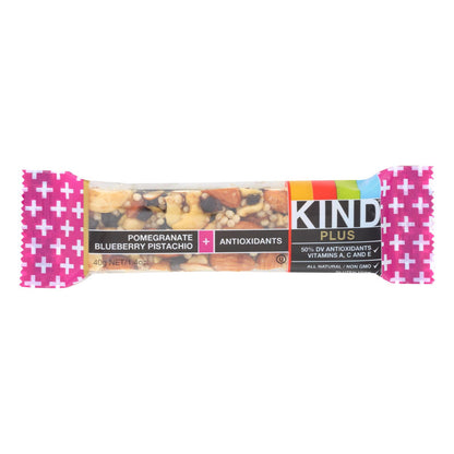 Kind Bar - Granada, arándanos y pistacho con antioxidantes - Caja de 12 - 1.4 oz