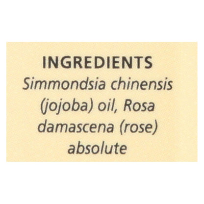 Aura Cacia - Absoluto de rosa en aceite de jojoba - 0.5 onzas líquidas