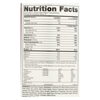 Naturade Aumento de Peso Vainilla - 20.3 Oz