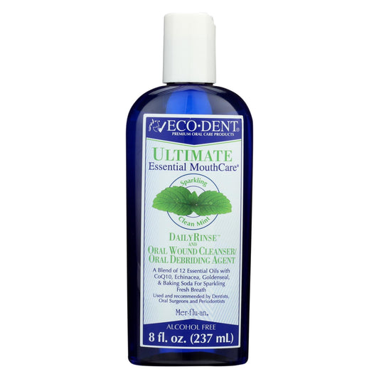 Eco-dent Dailyrinse Mouthrinse - Mint - 8 Oz