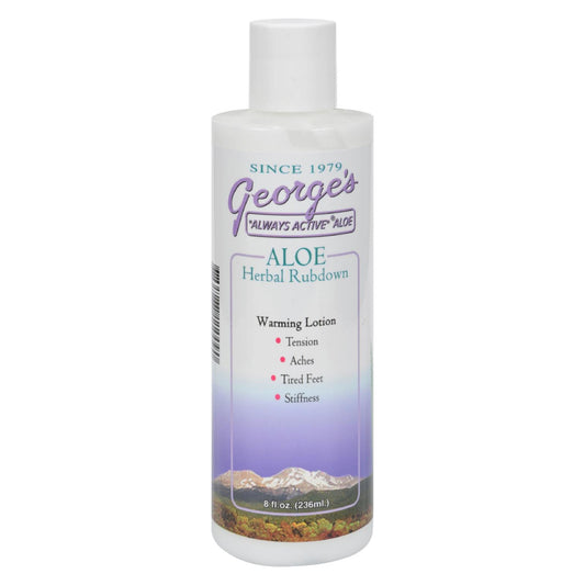 George's Aloe Vera Herbal Rubdown - 8 Fl Oz