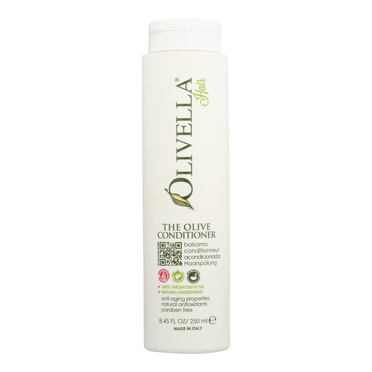 Olivella The Olive Conditioner Natural Formula - 8.5 Fl Oz