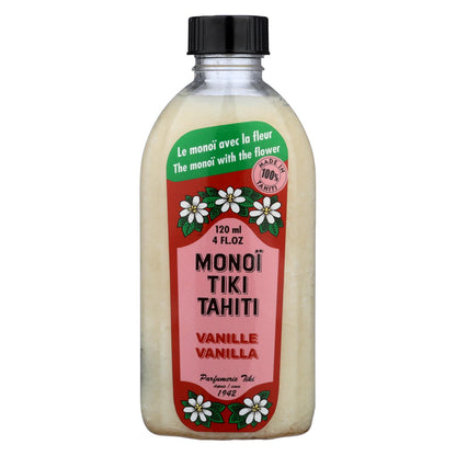 Monoi Tiare Tahiti Coconut Oil Vanilla - 4 Fl Oz