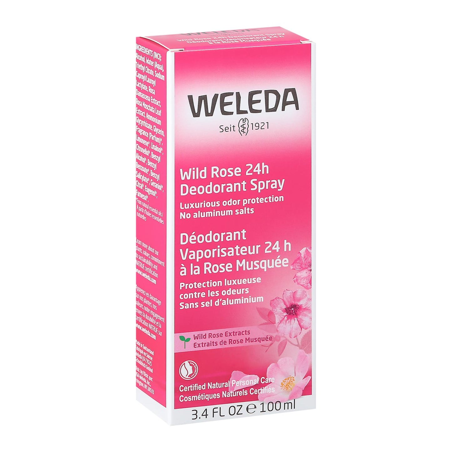 Weleda 野玫瑰除臭剂 - 3.4 液体盎司