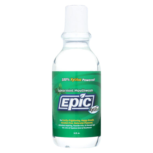 Epic Dental - Enjuague bucal con xilitol - Menta verde - 16 oz