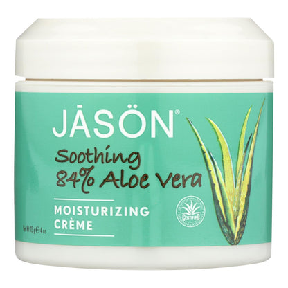 Crema hidratante ultra reconfortante con aloe vera de Jason, 4 oz